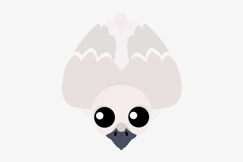 Pigeon - Mope Io White Pigeon, transparent png download