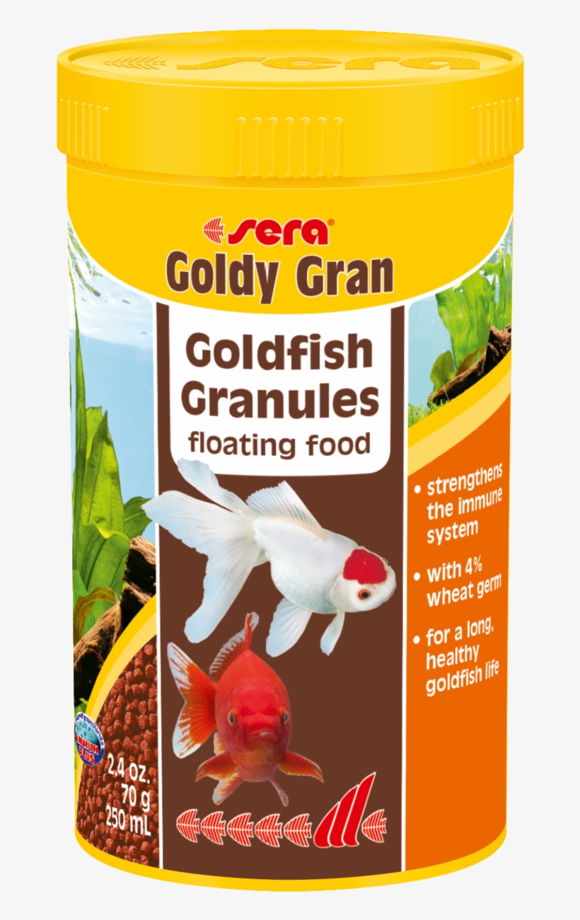 00862 Int Sera Goldy Gran 250 Ml Top - Sera Goldy Color Spirulina 100, transparent png download