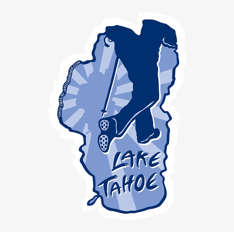 Hike Lake Tahoe Stickers - Lake Tahoe, transparent png download