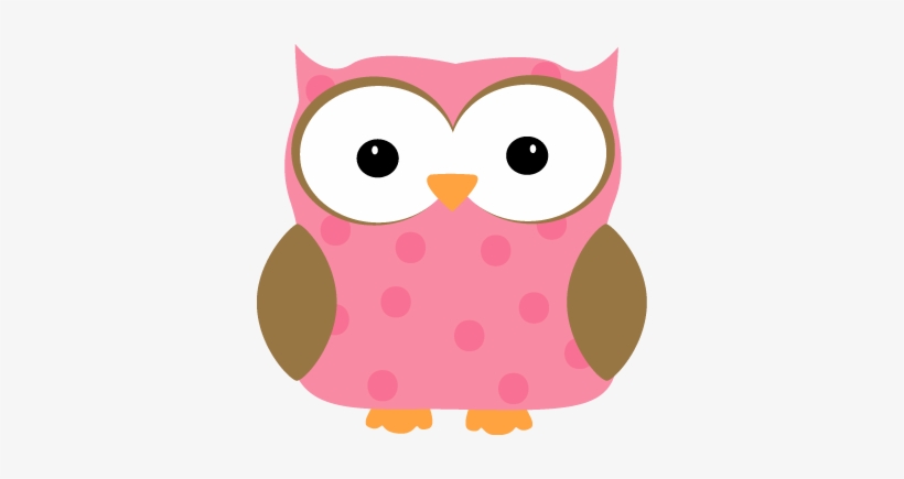 Pink Polka Dot Owl Clip Art Clipart Panda - Owl Clip Art, transparent png download