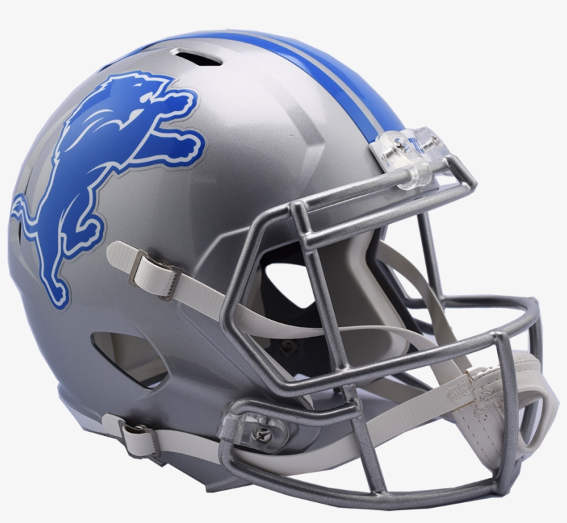 Authentic Speed Helmet Detroit Lions, transparent png download