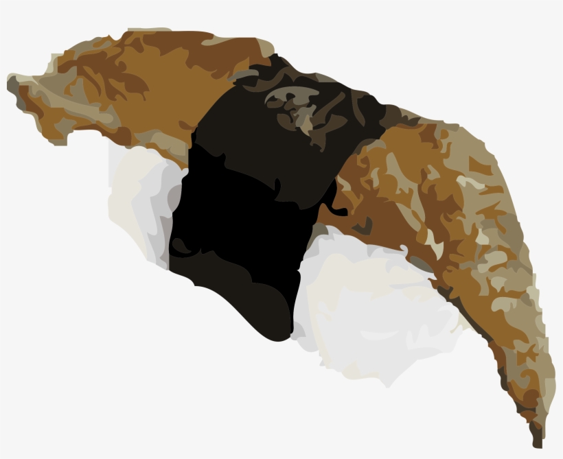 Eel Holding Rice Sushi - Sushi Clip Art Free Transparent Background, transparent png download