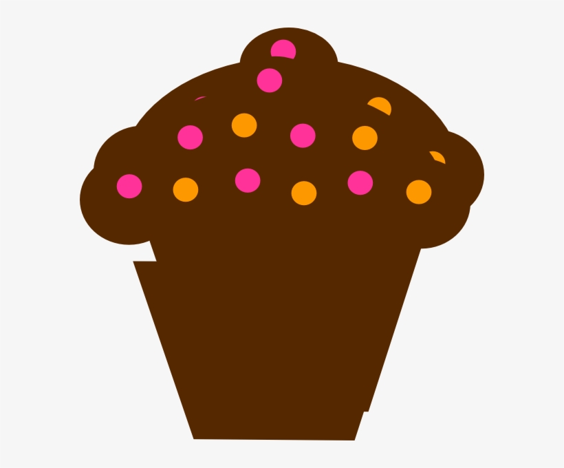 Polka Dot Cupcake Svg Clip Arts 588 X 600 Px, transparent png download
