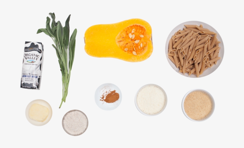 Butternut Squash Mac & Cheese With Crispy Sage - Butternut Squash Mac And Cheese Png, transparent png download