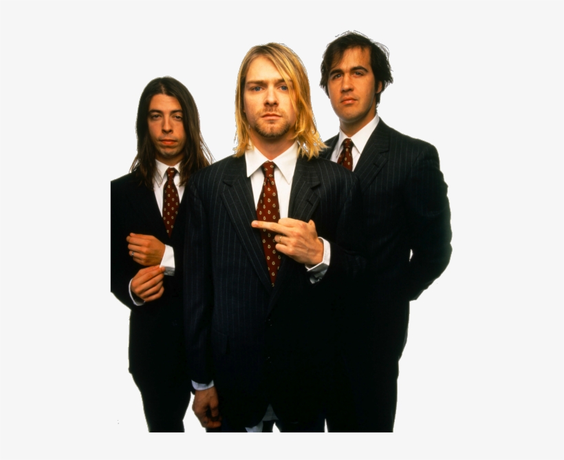 Not My Image, Just My Edit - Kurt Cobain Wearing Suit, transparent png download