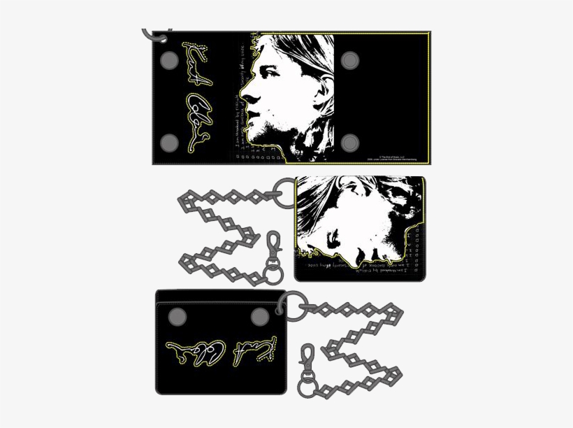 Neca Kurt Cobain - Wallet With Chain, transparent png download