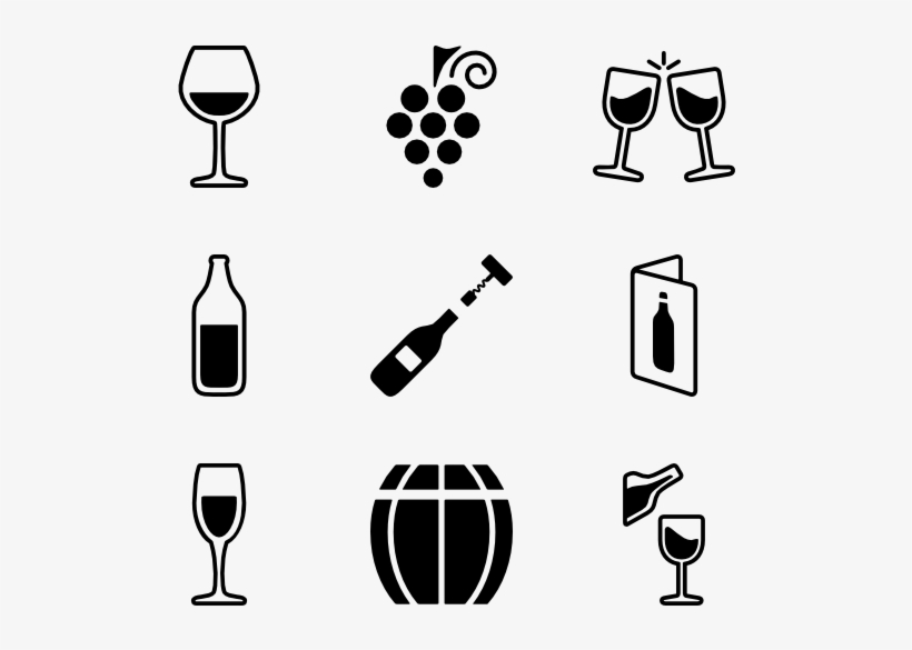 Wine - Wine Icons, transparent png download