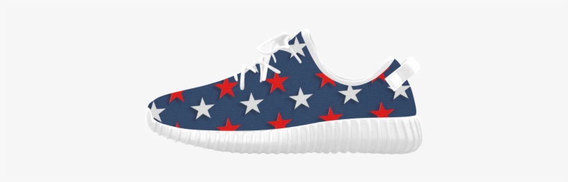 Navy Red White Stars Grus Women's Breathable Woven - Basketball Shoe, transparent png download