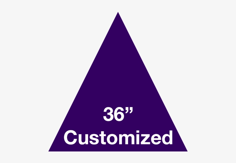 Purple Triangle Custom Floor Tape Safety Marking - Rectangle Vert Verticale, transparent png download