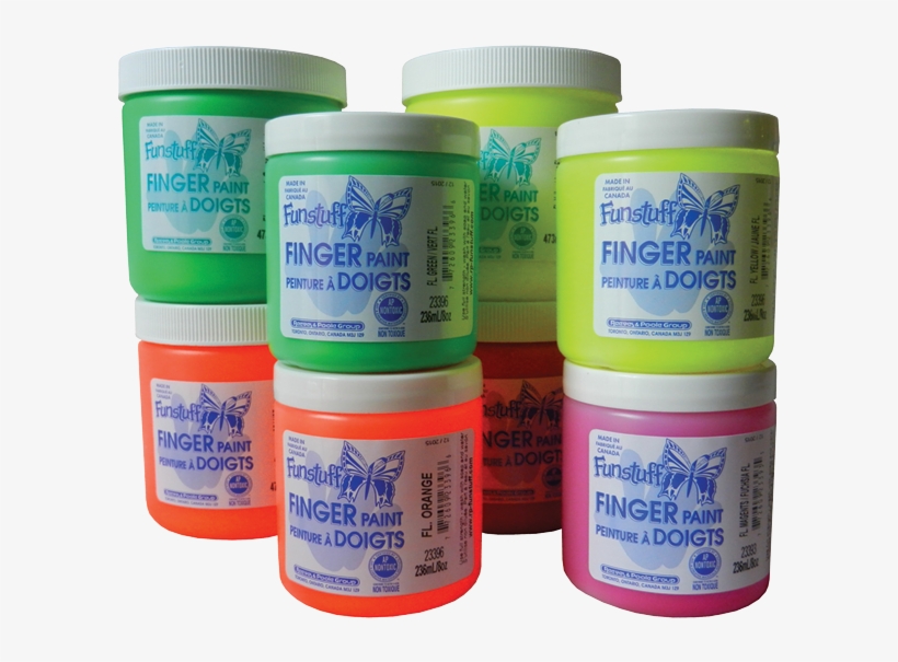 Finger Paint Dazzle Neon Fl Magenta - Box, transparent png download