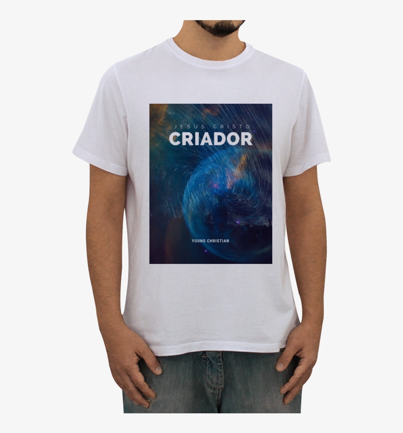 Camiseta Jesus Cristo Criador De Young Christianna - Camiseta Café, transparent png download