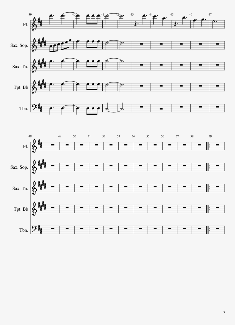 Vem, Jesus Cristo Já Vem Sheet Music 3 Of 5 Pages - Transparent Answer Sheet Music, transparent png download