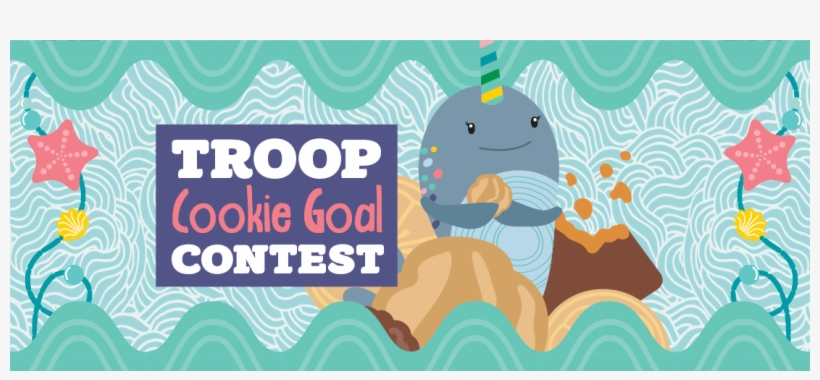 Troop Cookie Goal Photo Contest - Illustration, transparent png download