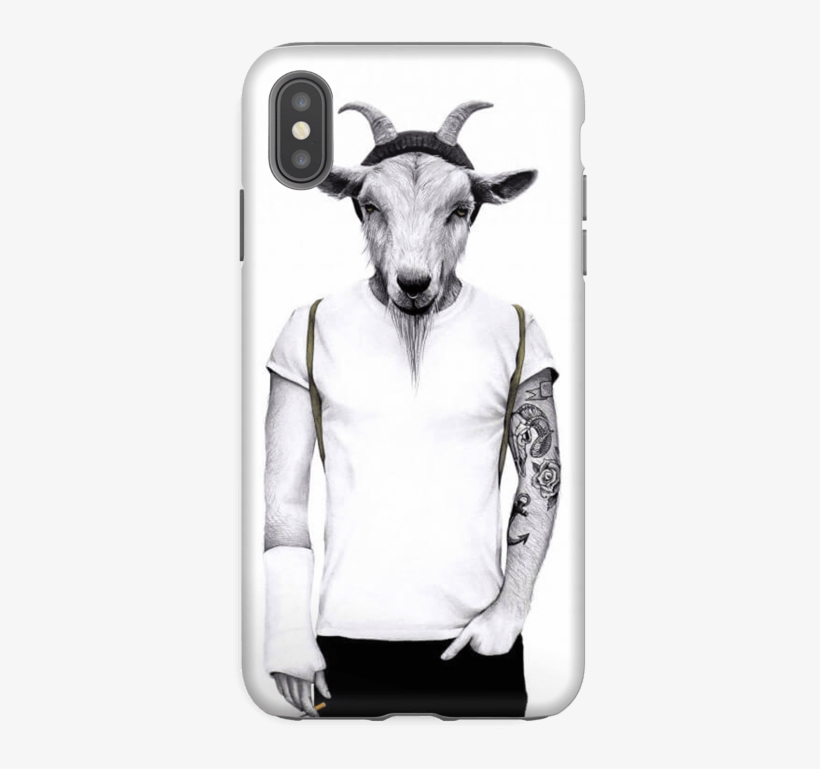 Hipster Goat Case Iphone Xs Max Tough - Sanna Wieslander, transparent png download