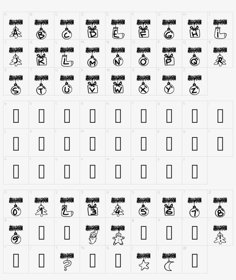 Pw Christmas Tinsel Font, transparent png download