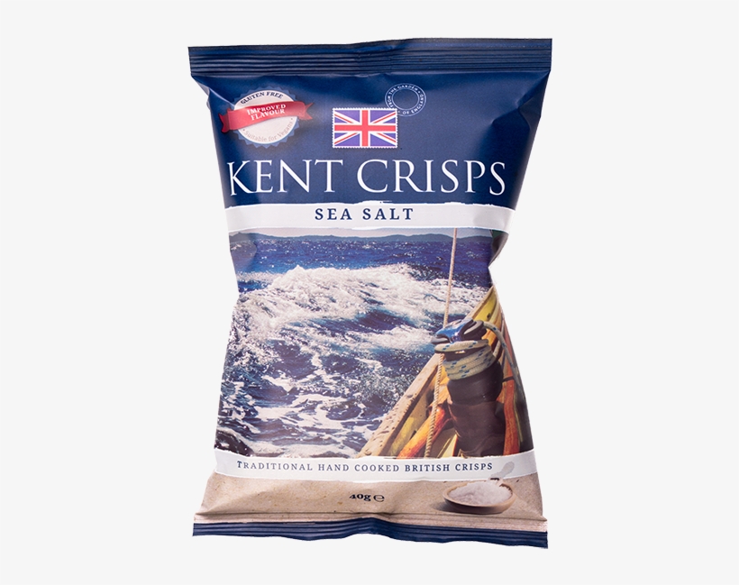 Kent Crisps Sea Salt 40g, transparent png download