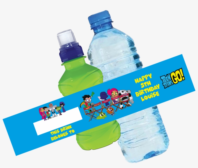 Teen Titans Bottle Wrappers, transparent png download