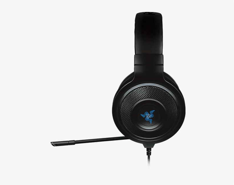 The Razer Kraken's Microphone Can Be Stored Inside - Razer Kraken 7.1 V2 Gaming Headphones (black), transparent png download