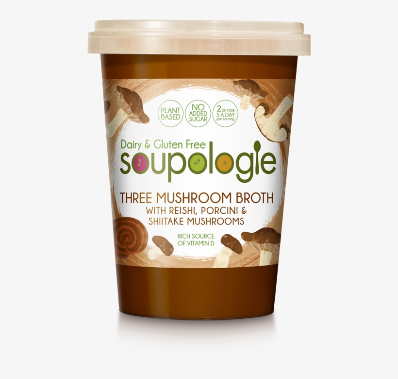600g Three Mushroom Broth - Soupologie Curried Sweet Potato With Coconut &, transparent png download