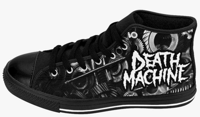 Death Machine High Top Sneakers By Sami Callihan & - Supernatural Women's Canvas Shoes - Fashion High Top, transparent png download