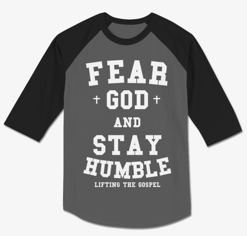 Men's Black/charcoal Fear God And Stay Humble Baseball - Yeah I Play Soccer Like A Girl Mugs, transparent png download