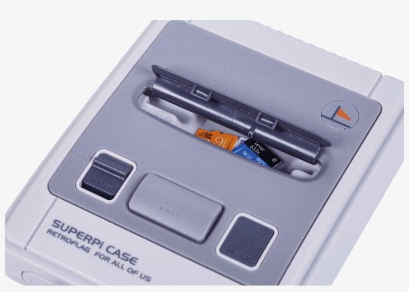 Gehäuse Für Raspberry Pi 3, Snes Design, Inkl - Super Pi Retroflag, transparent png download