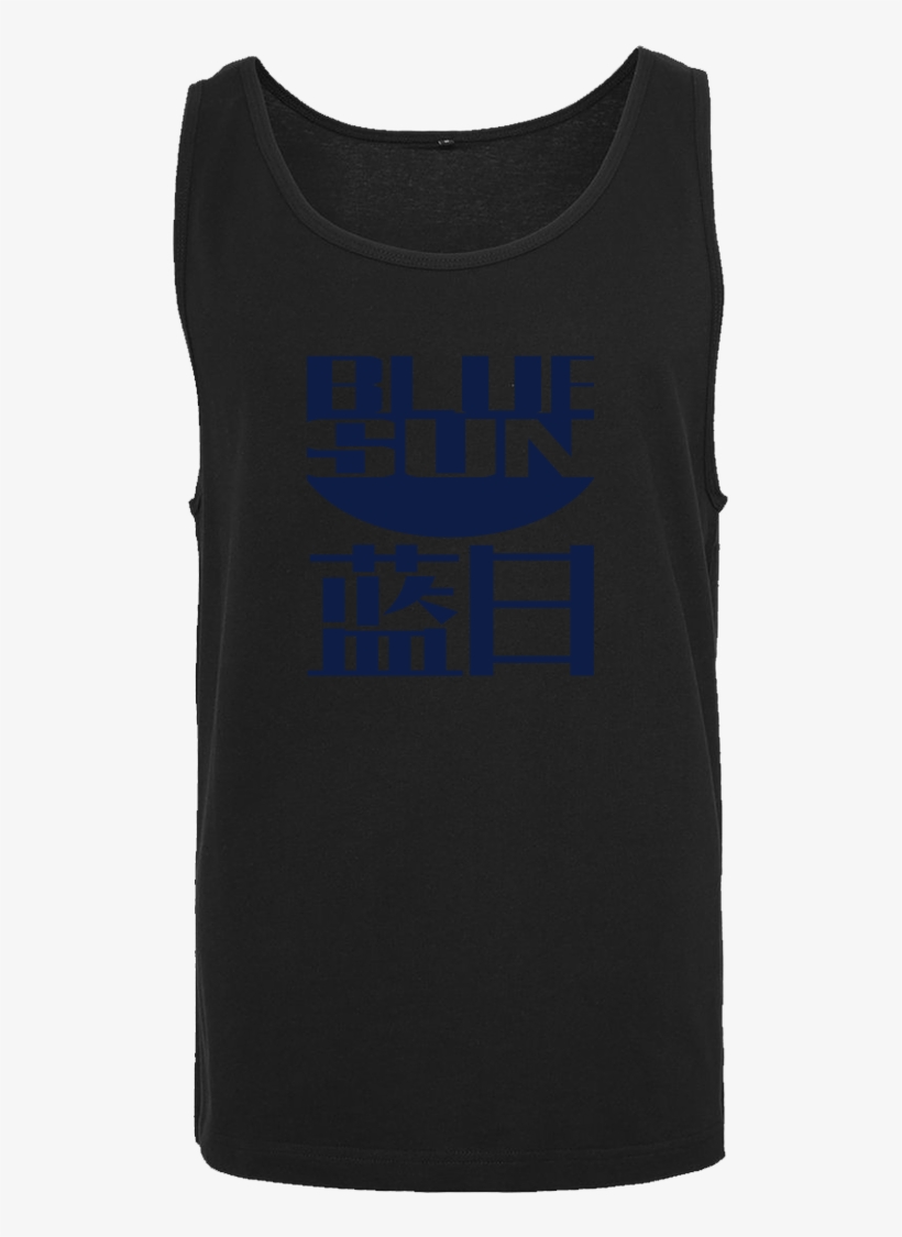Blue Sun T-shirt Tanktop Men Black, transparent png download