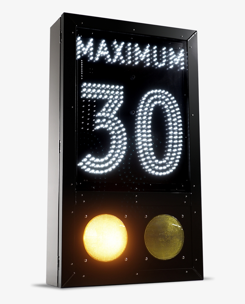 Variable Speed Limit Sign - Speed Limit, transparent png download