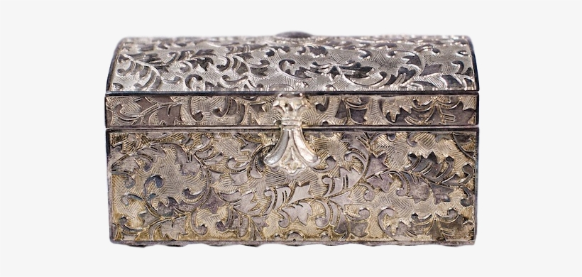 Vintage Silver Ring Box - Handbag, transparent png download