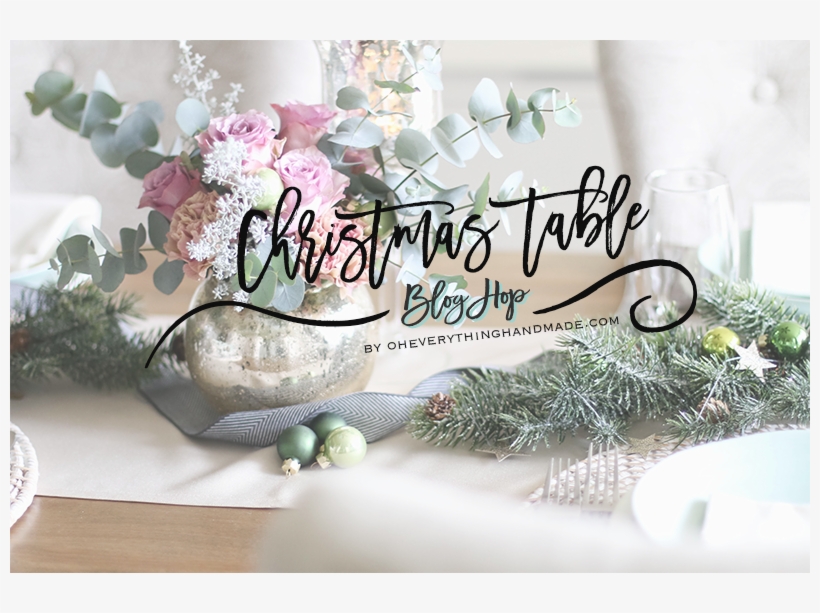Christmas Table Setting Blog Hop - Christmas Day, transparent png download