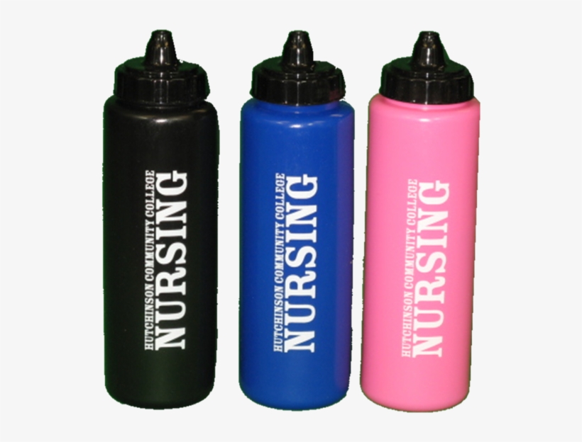 30 Oz Water Bottle With Nursing Stamped Vertically - Water Bottle, transparent png download