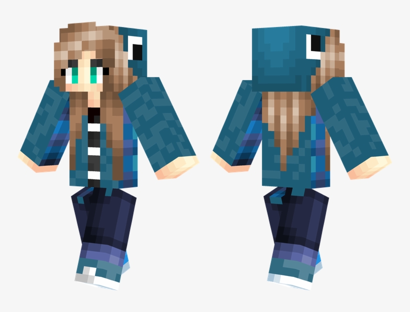 Squid Girl - Scary Monster Skins Minecraft, transparent png download