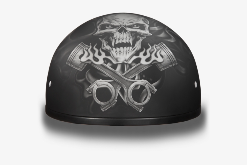 Daytona Skull Cap Piston Skulls - Cap Skull, transparent png download