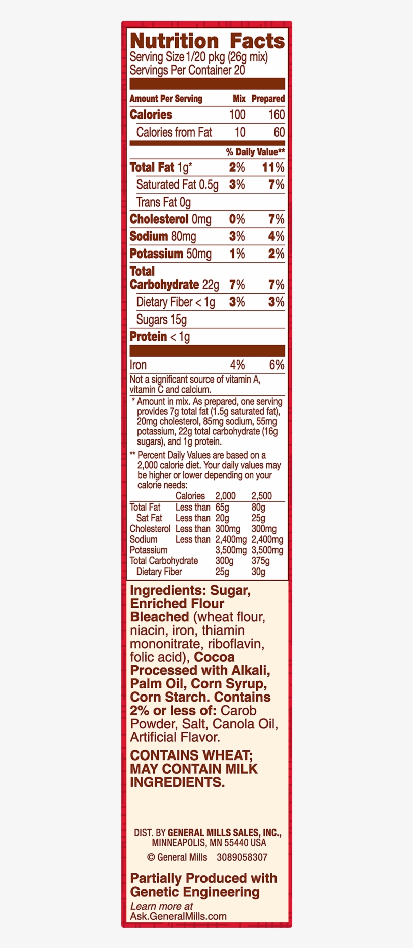 Betty Crocker Fudge Brownie Mix Family Size, - Betty Crocker Muffin & Quick Bread Mix, Chocolate, transparent png download
