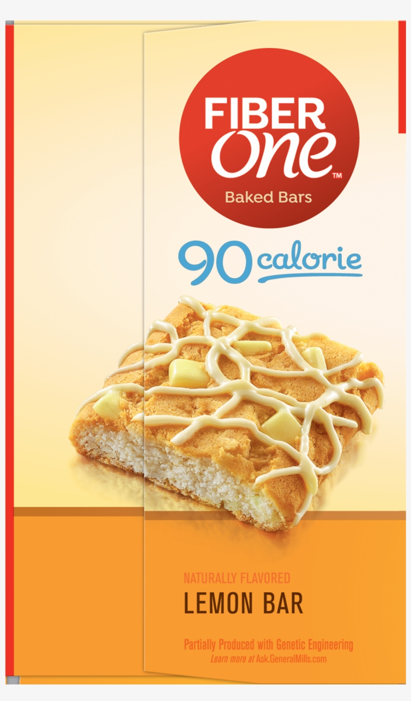 Fiber One 90 Calorie Soft-baked Bar, Lemon Bar, 12 - Fiber One 90 Calorie Bar, Lemon, 5.34 Ounce, transparent png download