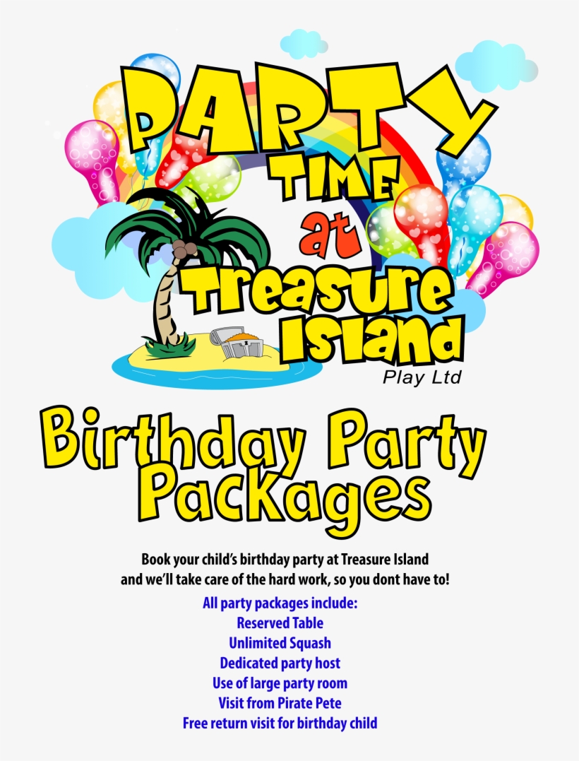 We Have A Range Of Party Packages To Suit Your Needs - Poster, transparent png download