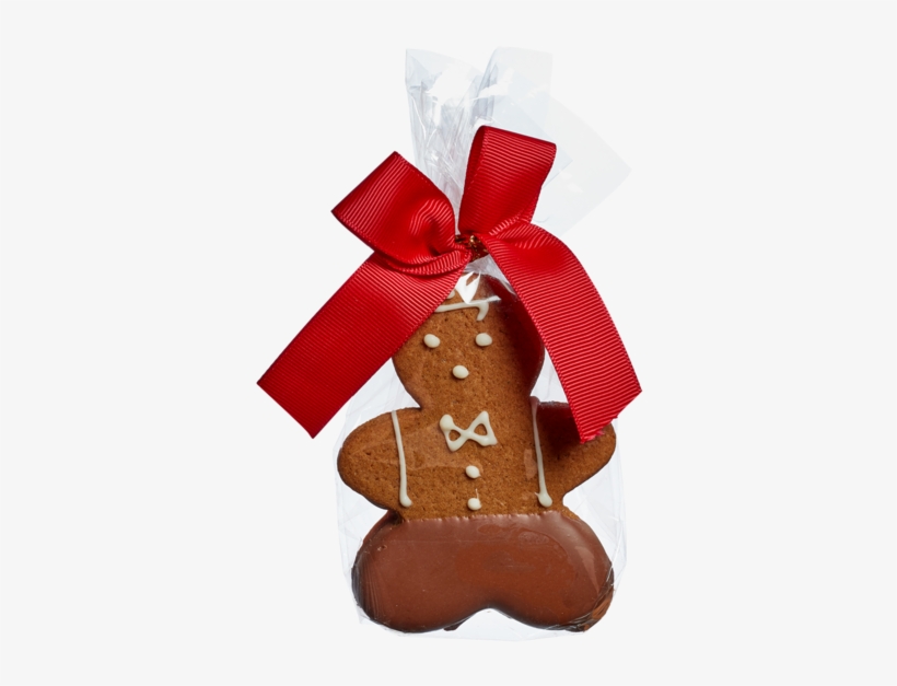 Milk Chocolate Dipped Gingerbread Man Cookies, transparent png download