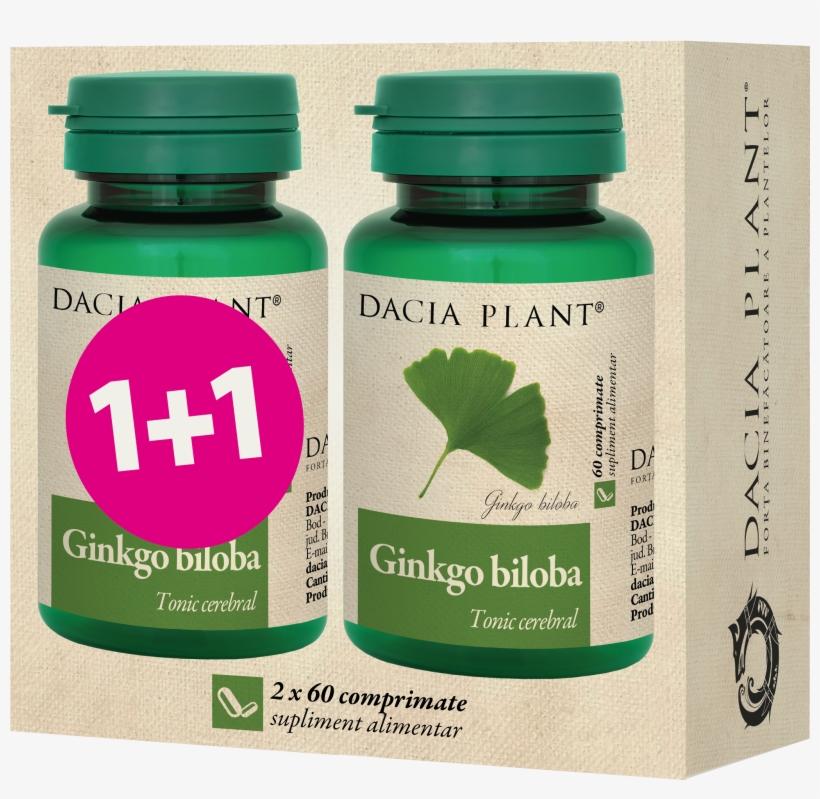 Ginkgo Biloba Comprimate 1 1 Offer - Ginkgo Biloba Dacia Plant, transparent png download