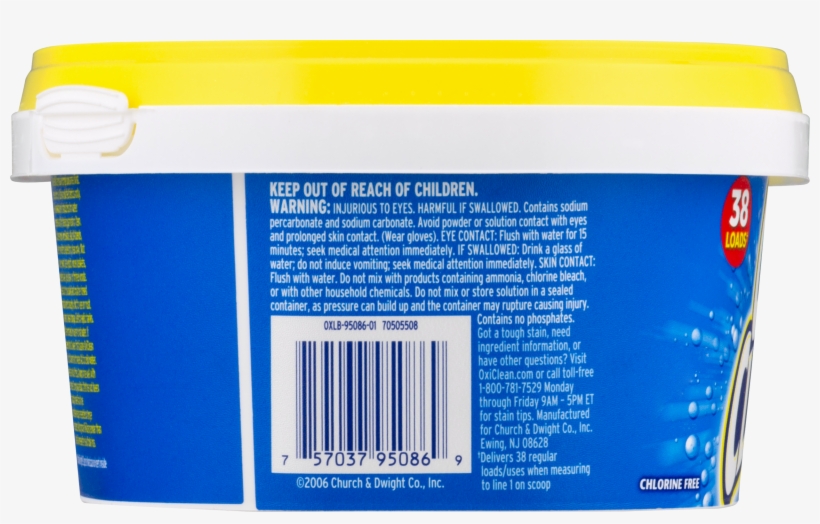 Top Brands - Oxi Clean Stain Remover, Versatile - 1.77 Lb, transparent png download