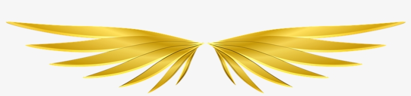 Wings, Gold, Mythological, Fantasy - Gold, transparent png download