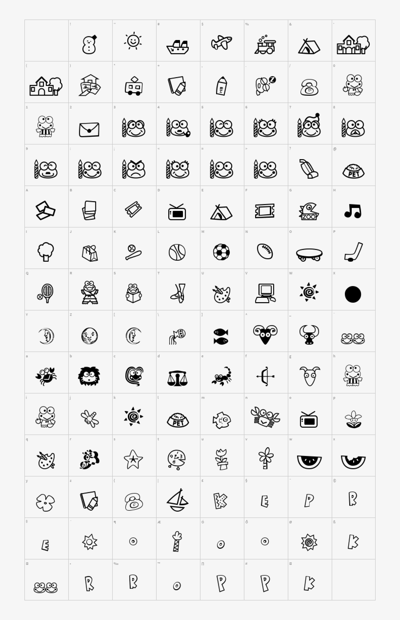 Glyph Map, transparent png download