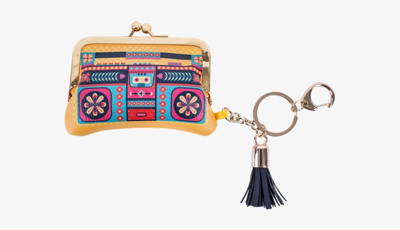 Boombox Coin Pouch - Chumbak Boombox Key Chain, transparent png download