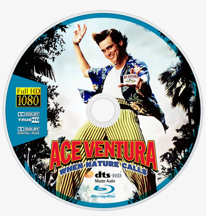 When Nature Calls Bluray Disc Image - Ace Ventura When Nature Calls Bluray, transparent png download