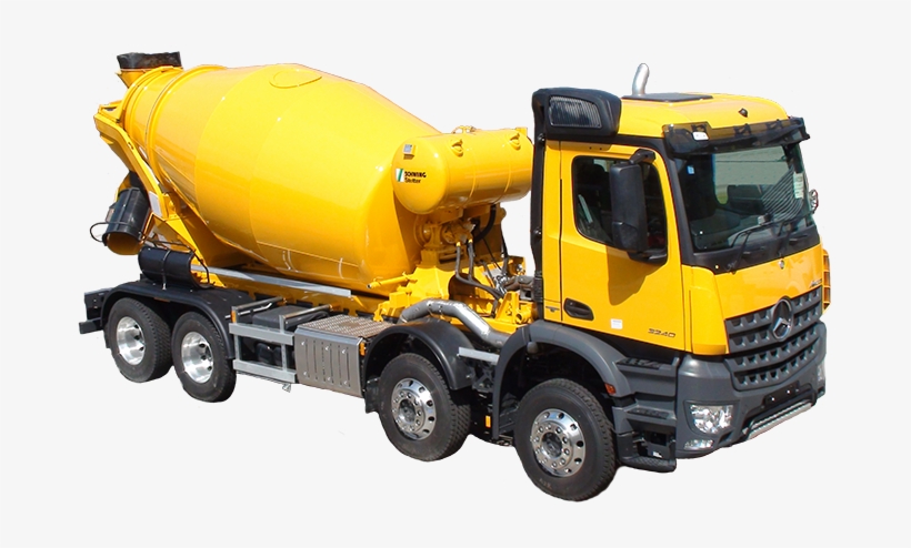 Concrete Mixer Trucks - Concrete Mixer Truck Transparent, transparent png download