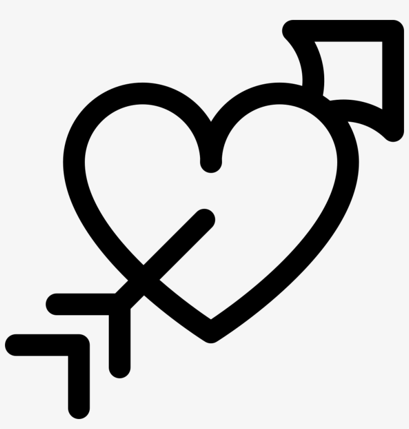 Cross Heart Comments - Brushed Hearts, transparent png download