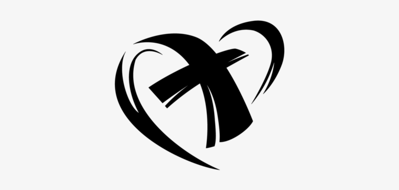 Heart And Cross Png, transparent png download