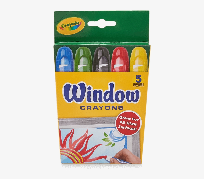 Window Crayons Set - Crayola - 5 Window Crayons, transparent png download