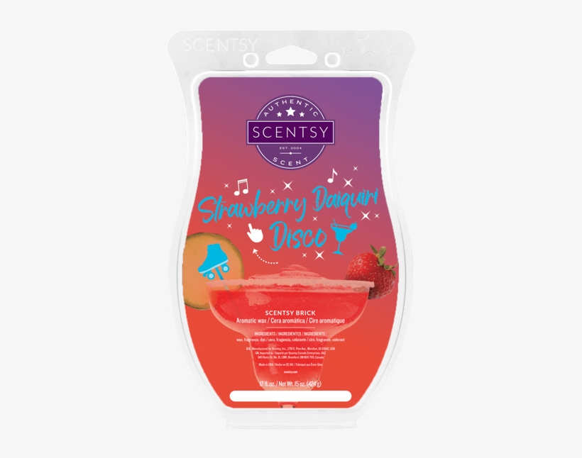 Strawberry Daiquiri Disco Scentsy Brick - Strawberry Daiquiri Disco Scentsy, transparent png download