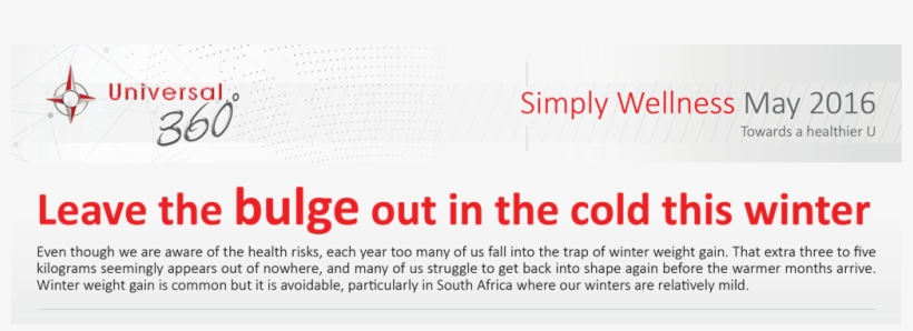 Simply Wellness May 2016 Final - Universal 360, transparent png download