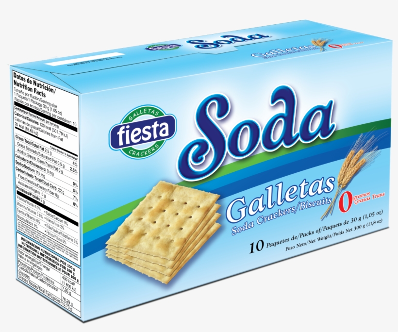 Fiesta Soda 10 3d - Galleta Soda Fiesta, transparent png download